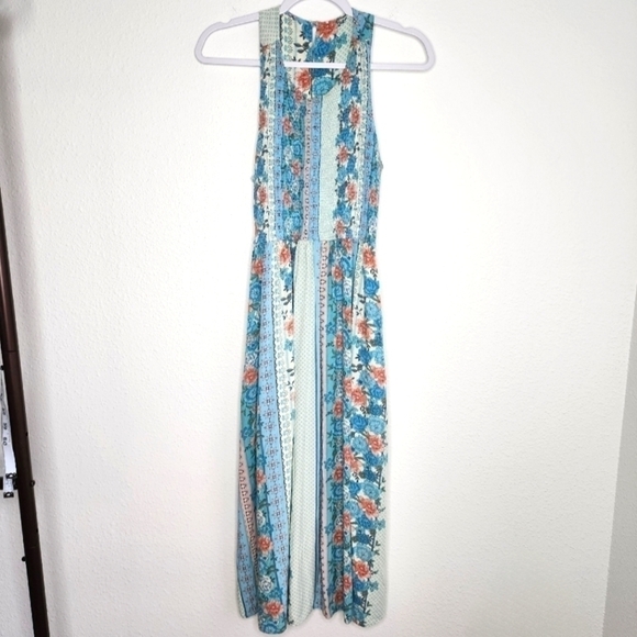 Matilda Jane Lets Go Together Weekend Dreams Dress Midi Floral Smocked Medium - Picture 2 of 11